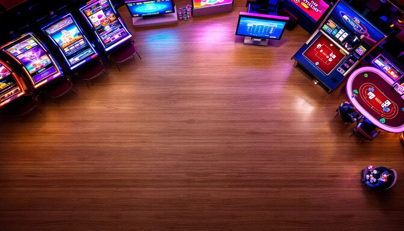 The image depicts various categories of casino games, including slots, table games, and live casino options, showcasing the diverse offerings available at online casinos. This variety highlights the extensive game selection that foreign casinos often provide, making it easier for players to find their preferred gaming experience.